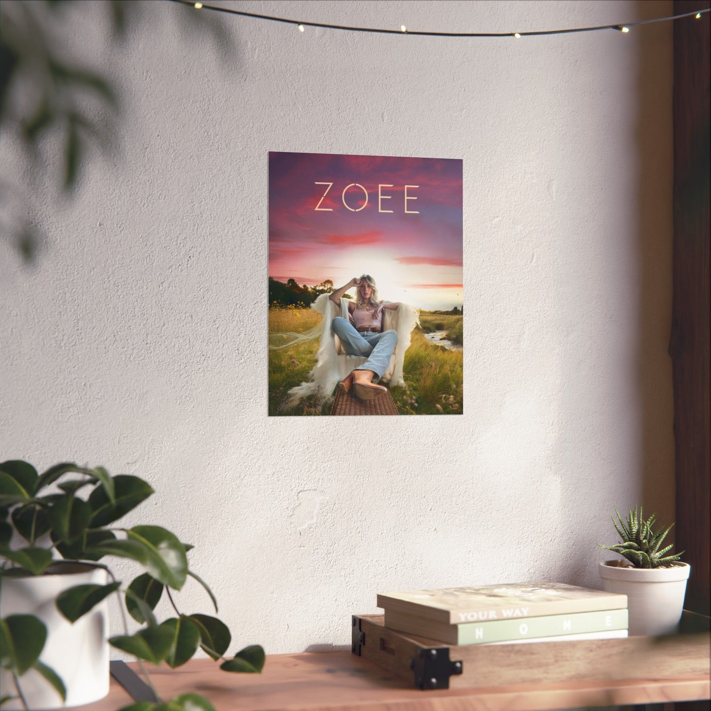 Zoee Album Artwork Matte Poster — Vertical Music Art Print