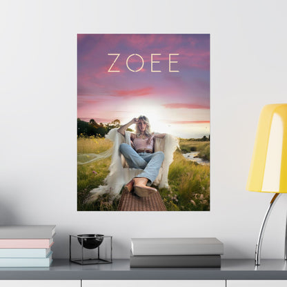 Zoee Album Artwork Matte Poster — Vertical Music Art Print