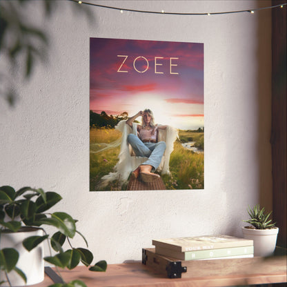 Zoee Album Artwork Matte Poster — Vertical Music Art Print