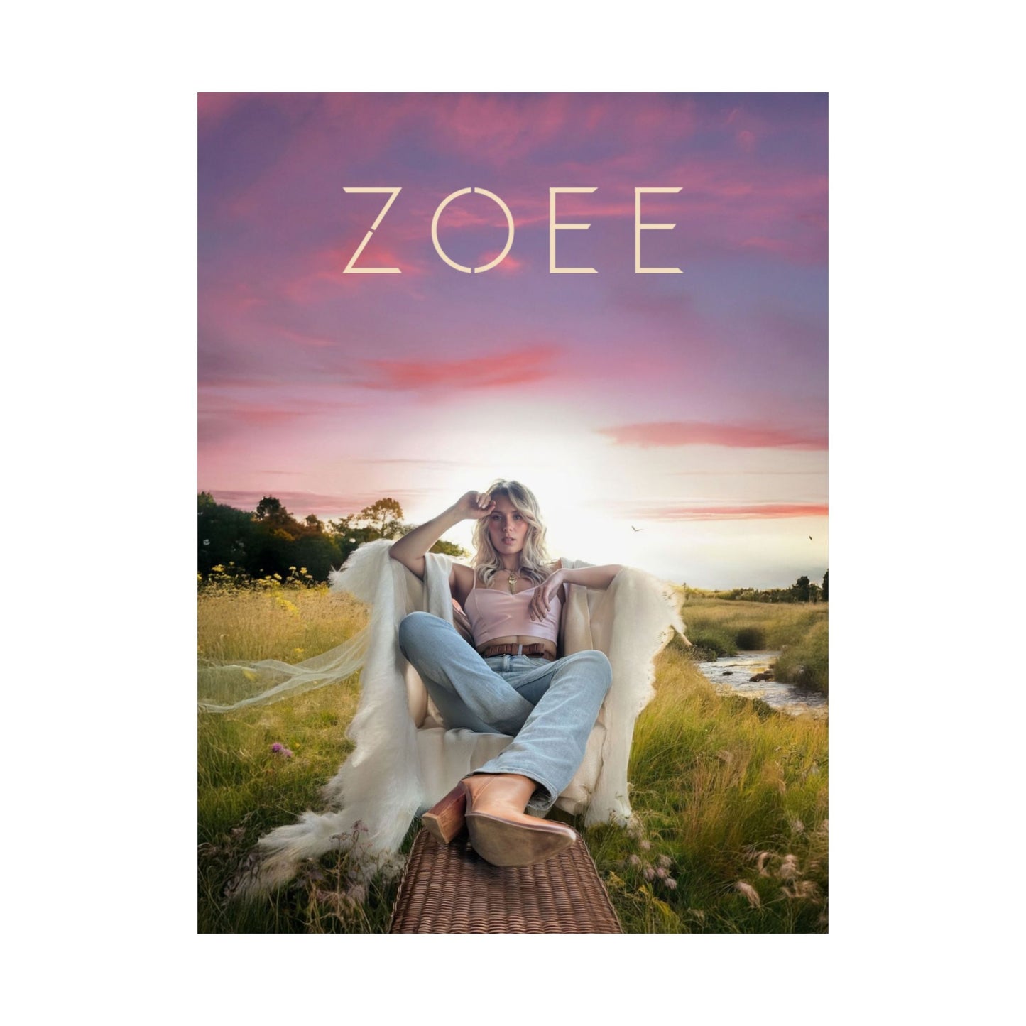 Zoee Album Artwork Matte Poster — Vertical Music Art Print