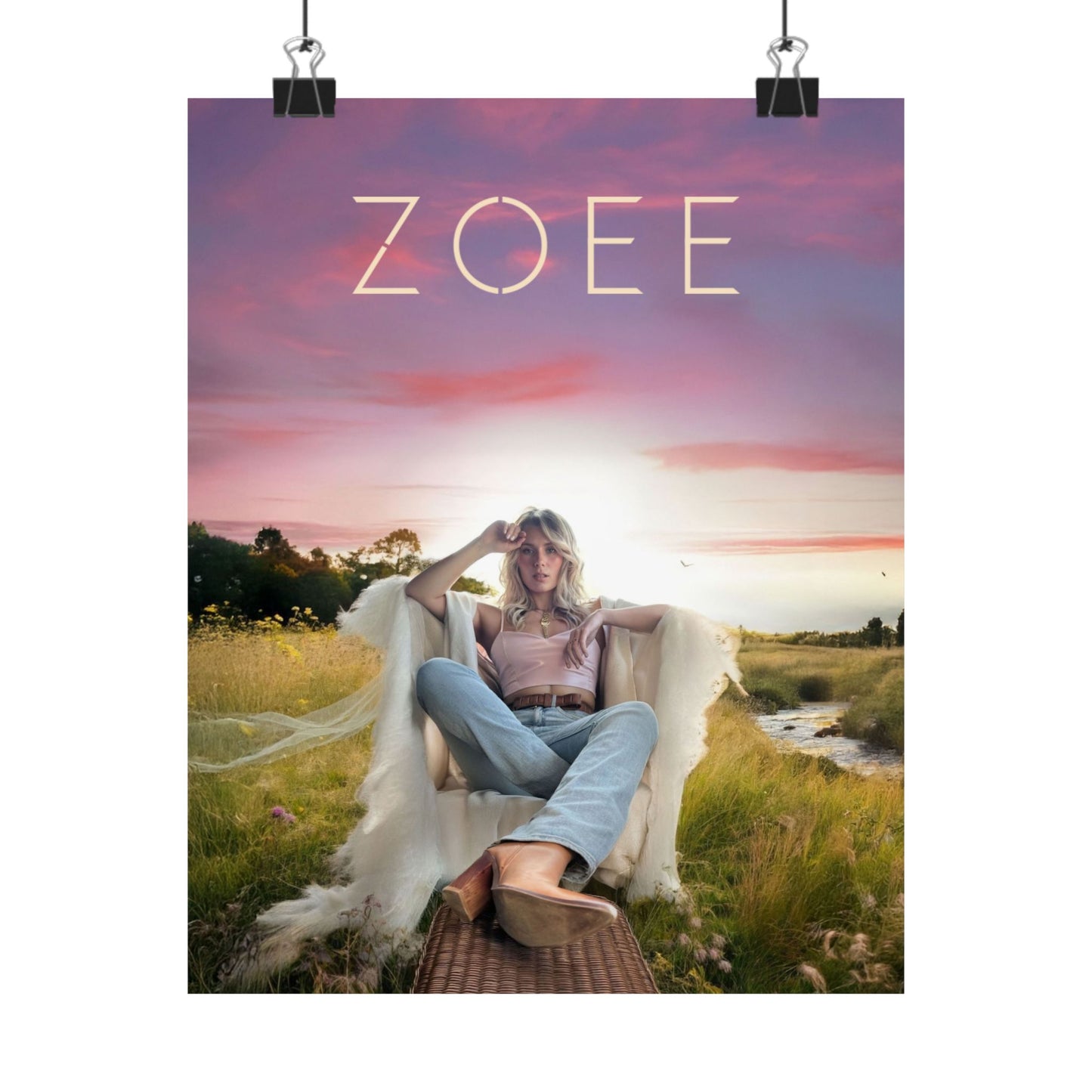 Zoee Album Artwork Matte Poster — Vertical Music Art Print